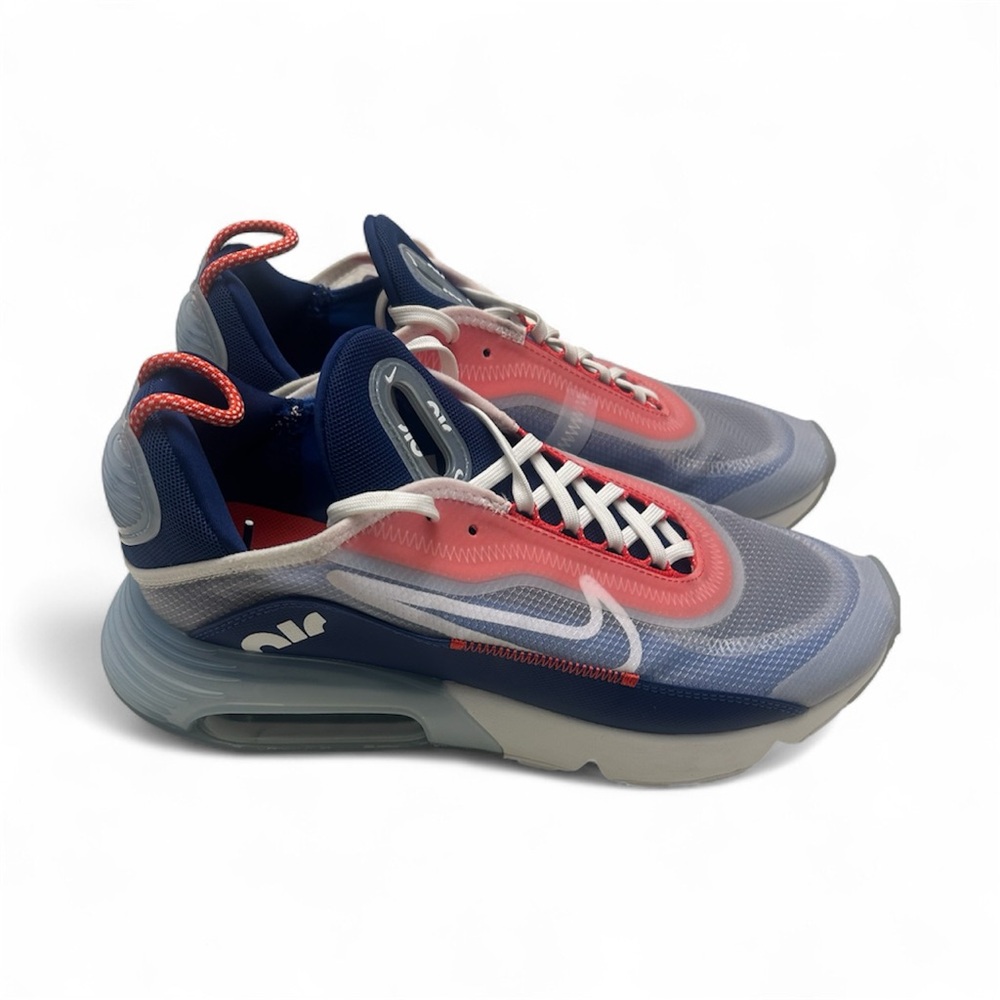 Nike Air Max 2090 Shoes MENS 9.5 Blue Red White Sneakers CT1091-101